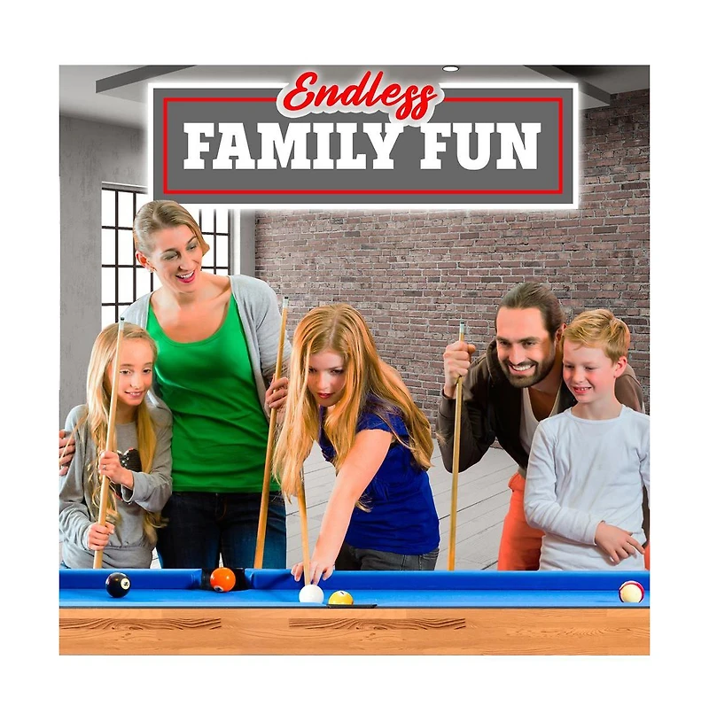 SereneLife 48" 5-in-1 Foldable Multi-Function Game Table with Foosball, Pool, Bowling, Shuffleboard, and Ping Pong