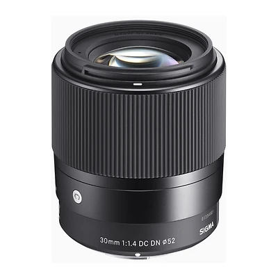 Sigma 30mm F1.4 Dc Dn Contemporary Lens for Nikon Z Mount with Lens Hood (Black)