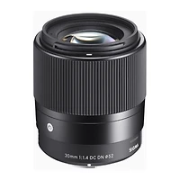 Sigma 30mm F1.4 Dc Dn Contemporary Lens for Nikon Z Mount with Lens Hood (Black)