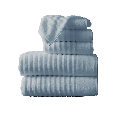 Linery & Co. Luxury 100% Combed Cotton 6-Piece Bath Towel Set