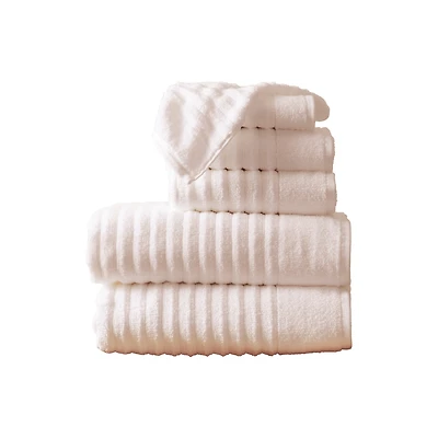Linery & Co. Luxury 100% Combed Cotton 6-Piece Bath Towel Set