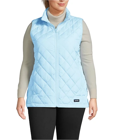 Lands' End Plus FeatherFree Insulated Vest