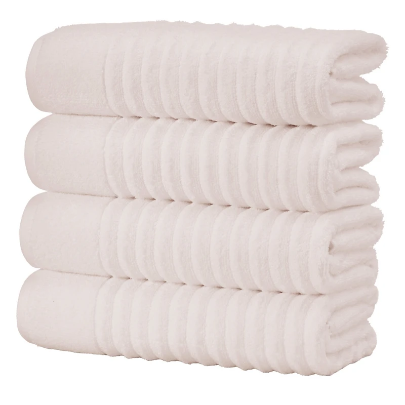 Linery & Co. Luxury 100% Combed Cotton 4-Pack Bath Towel Set