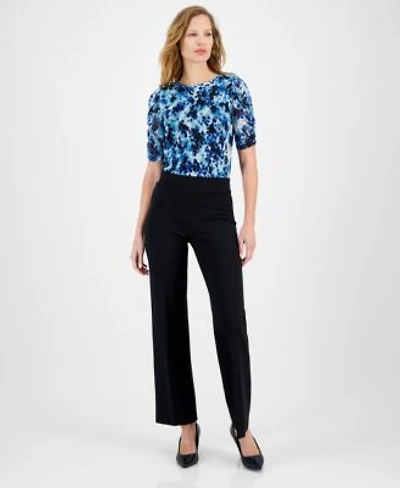 Anne Klein Womens Pull On Wide Leg Pants P Xxs Xxl