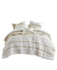 Madison Park Carolina Stripe 7-Pc. Comforter Set, King/California King