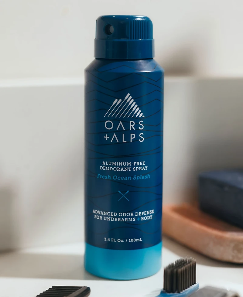 Oars + Alps Fresh Ocean Splash Deodorant Spray, 3.4 oz.