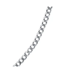 Bling Jewelry Solid 3MM Sterling Silver Miami Cuban Curb Chain Necklace