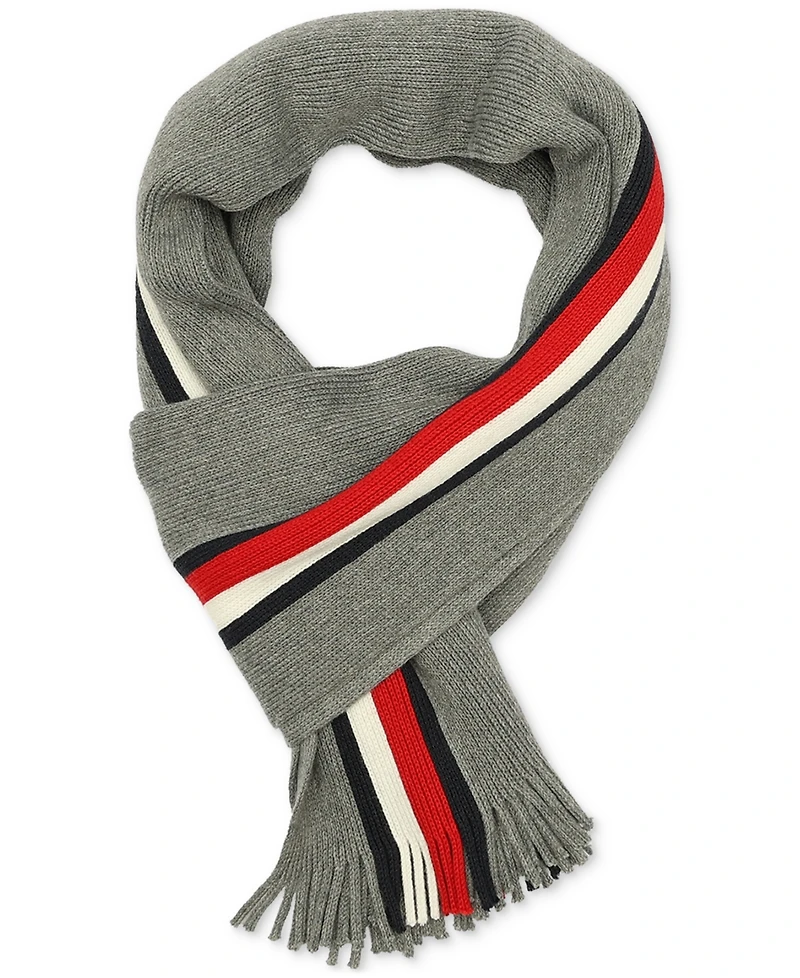 Tommy Hilfiger Men's Global Stripe Raschel Scarf