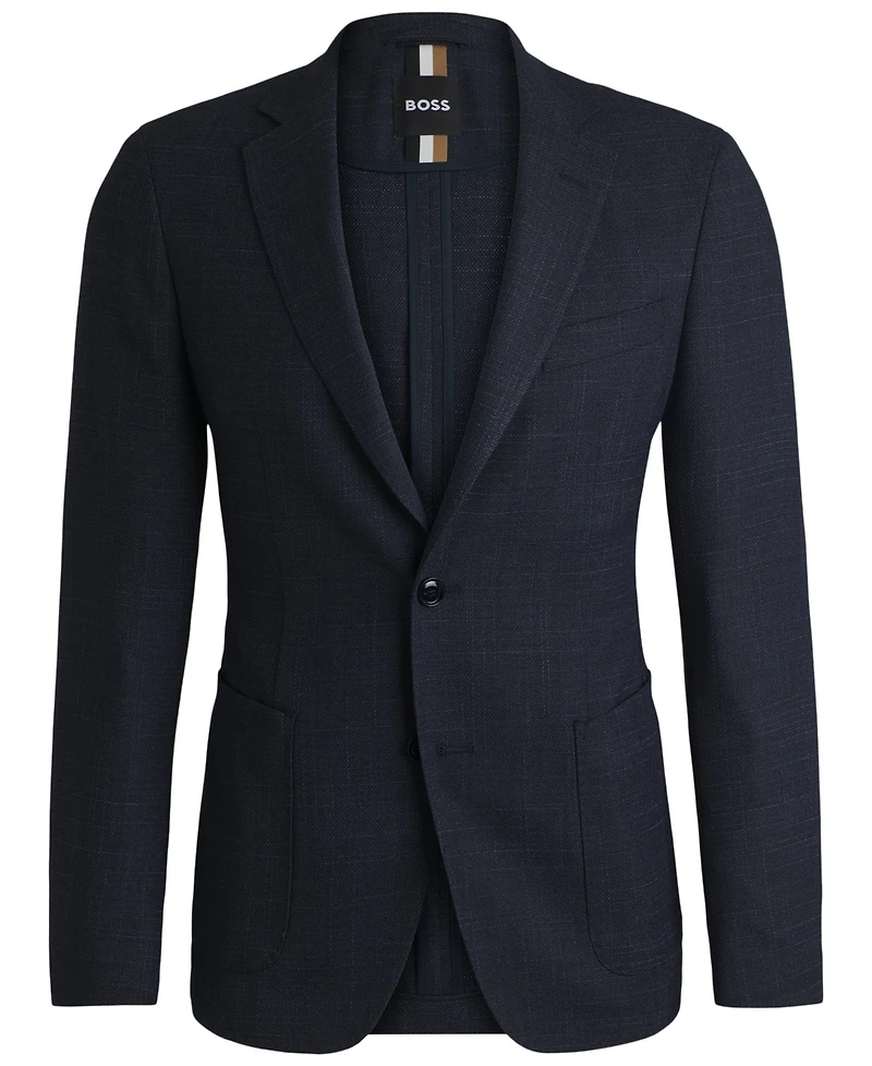 Boss by Hugo Boss Men's Slim-Fit Micro-Patterned Jacket