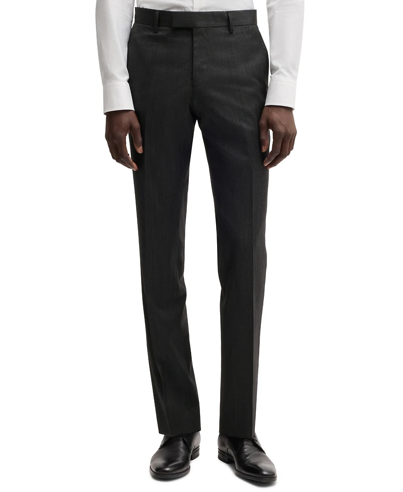 Boss by Hugo Boss Men's Micro-Patterned Slim-Fit Suit