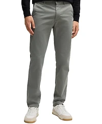 Boss by Hugo Boss Men's Stretch-Cotton Satin Slim-Fit Chinos