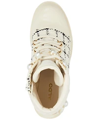 Aldo Women's Mariette Lace-Up Buckle Ankle Booties