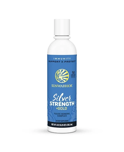 Silver Strength + Gold Fulvic Mineral Complex, Immunity Support & Protection, Sunwarrior, 8 fl oz