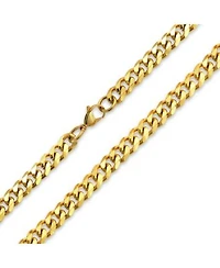 Bling Jewelry Heavy Duty Solid Curb Link Chain Necklace Stainless Steel 10MM