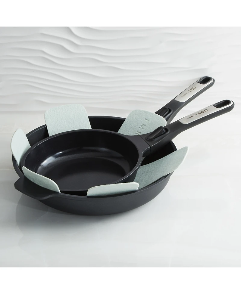 BergHOFF Leo Phantom 2pc Nonstick Ceramic Fry Pan Set, Recycled