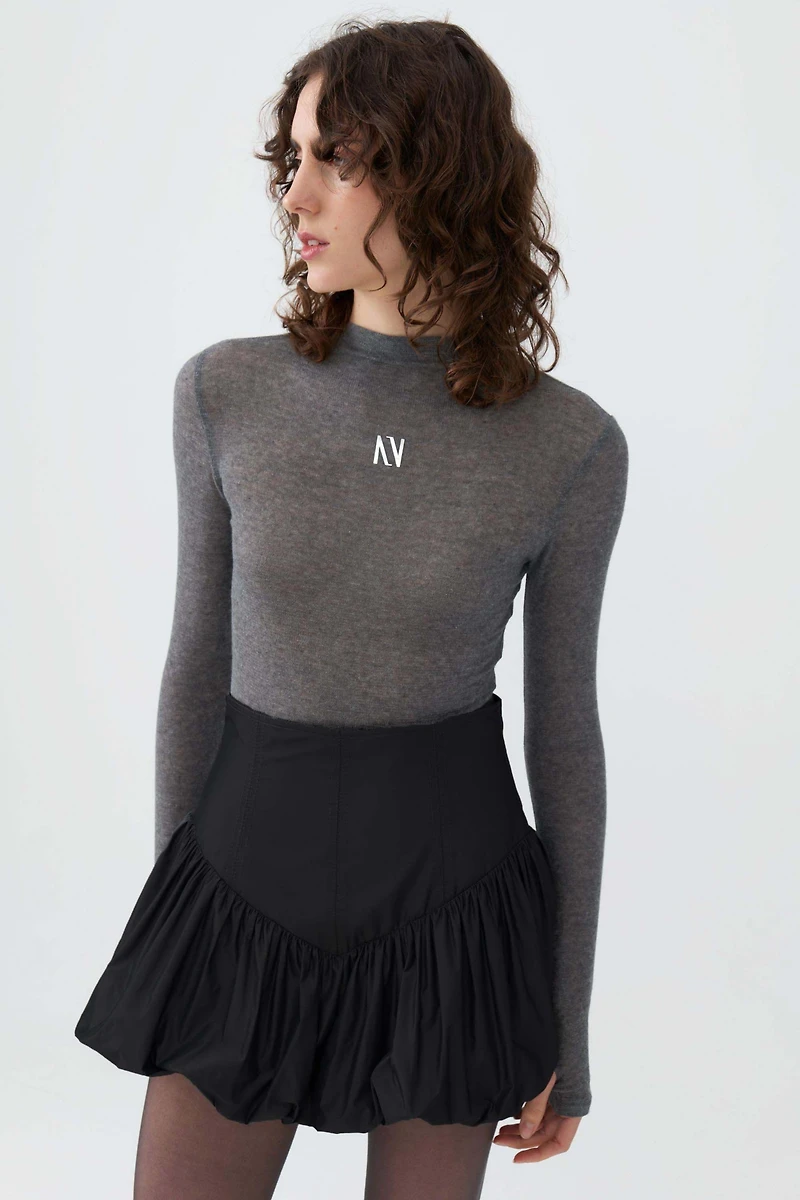 Nocturne Women's Taffeta Mini Skirt