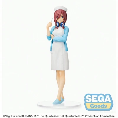 Sega - Quintessential Quintuplets 2 - Miku Nakano - Nurse Version Spm Statue