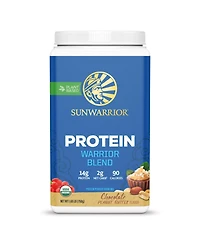 Sunwarrior Warrior Blend Protein,Plant-Based Organic Protein Powder, Chocolate Peanut Butter, Sunwarrior, 750gm
