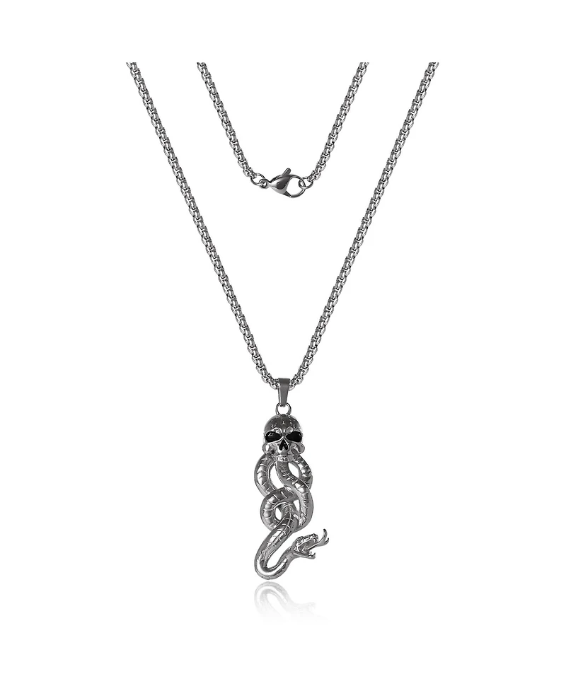 Harry Potter The Dark Arts Skull Snake Stainless Steel (316L) Pendant