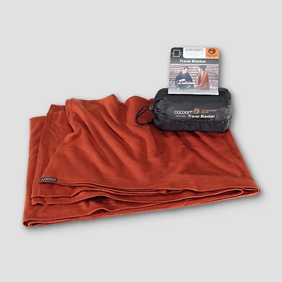Cocoon - Premium Travel Blanket Merino Wool / Silk