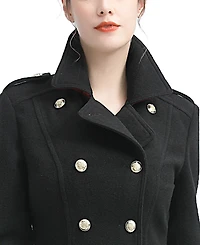 Kimi + Kai Women's Brylee Fitted Wool Pea Coat