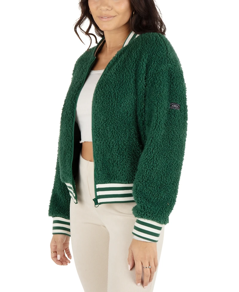 Hurley Juniors' Noa Fleece Bomber Jacket