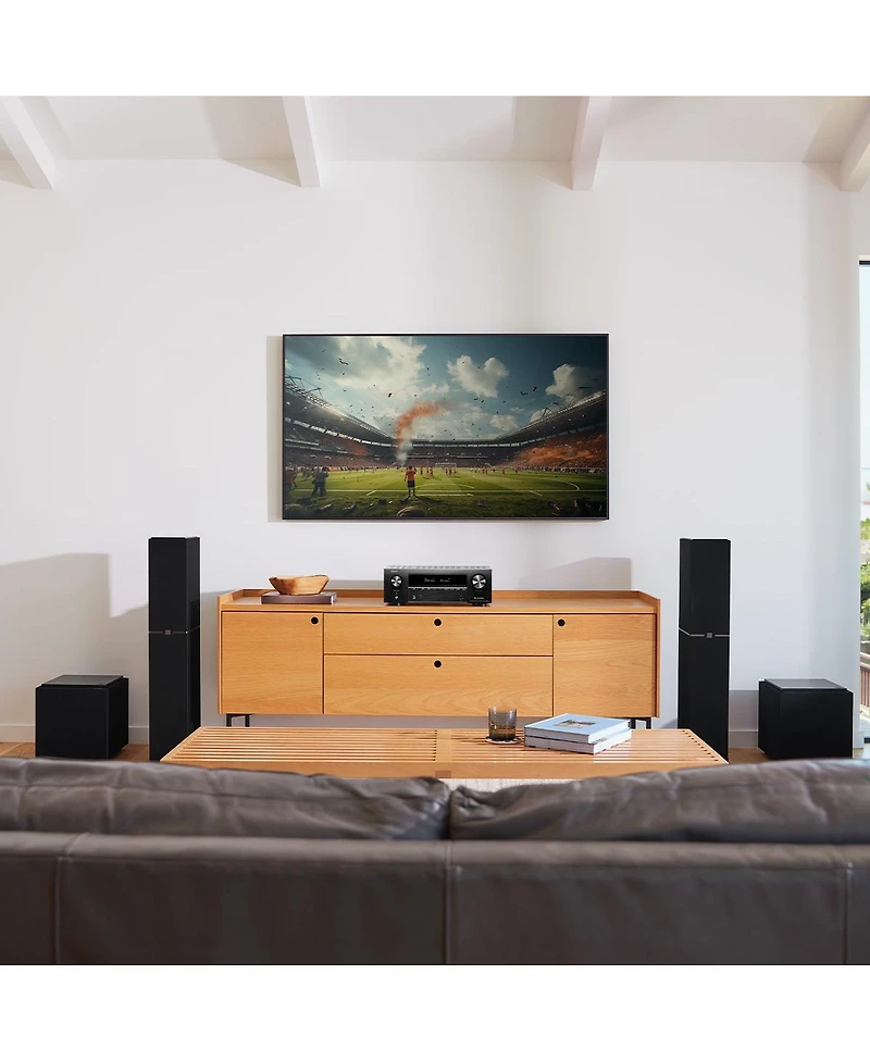 Denon AVRX1800H 7.2 Channel 8K Home Theater Receiver with Dolby Atmos, Heos Built-In, and Audyssey Room Correction