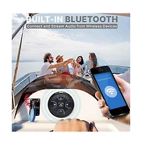 Pyle Amplified Wireless Bluetooth Audio Controller, Waterproof, 800 Watt