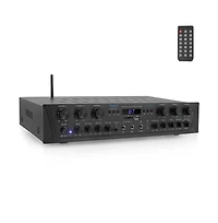 Pyle Bluetooth Home Audio Source Amplifier With Fm Radio, MP3/Usb/Sd/Aux Playback, 6-Channel, 600 Watt