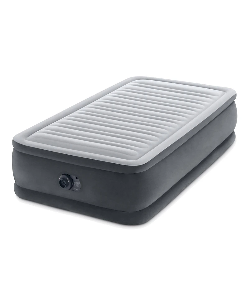 Intex Dura Beam Comfort Plus Airbed Mattress w/ Built-In Pump, Twin Size, 4 Pack