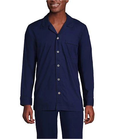 Lands' End Men's Essential Pajama Shirt
