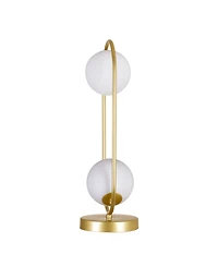 Cwi Lighting 19" Metal Celeste 2 Light Lamp