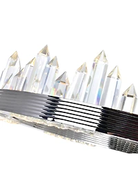 Cwi Lighting 6" Metal Agassiz Led Chandelier