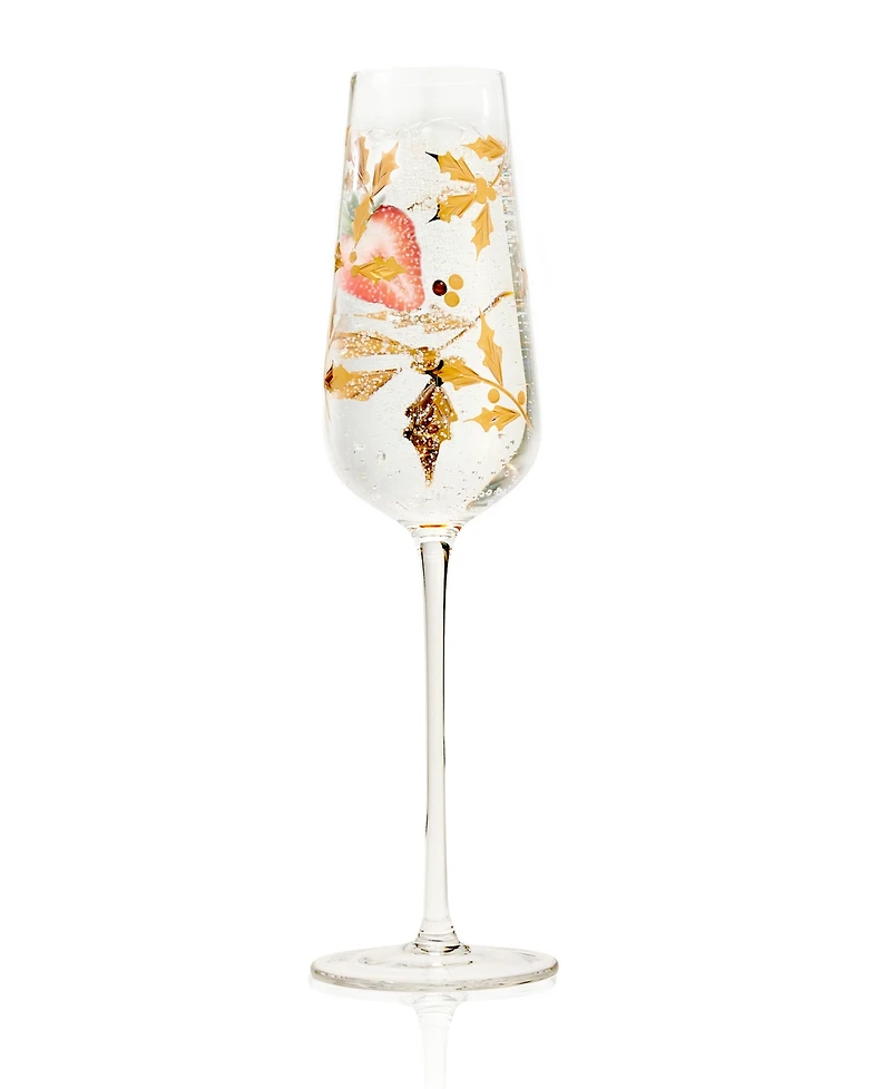 Qualia Glass Classic Champagne Flutes, Set of 2
