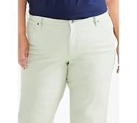 Style & Co Plus Curvy Roll-Cuff Capri Jeans, Created for Macy's