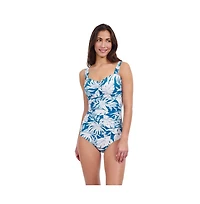 Profile by Gottex Women's Malaya D Cup Center Ruched Tankini