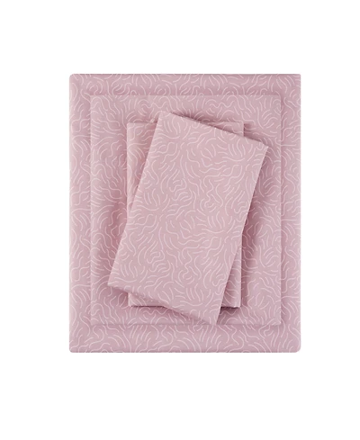 Intelligent Design Printed Microfiber Piece Sheet Set