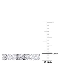 Moissanite All-Around Eternity Band (4 ct. t.w.) in 10k White Gold