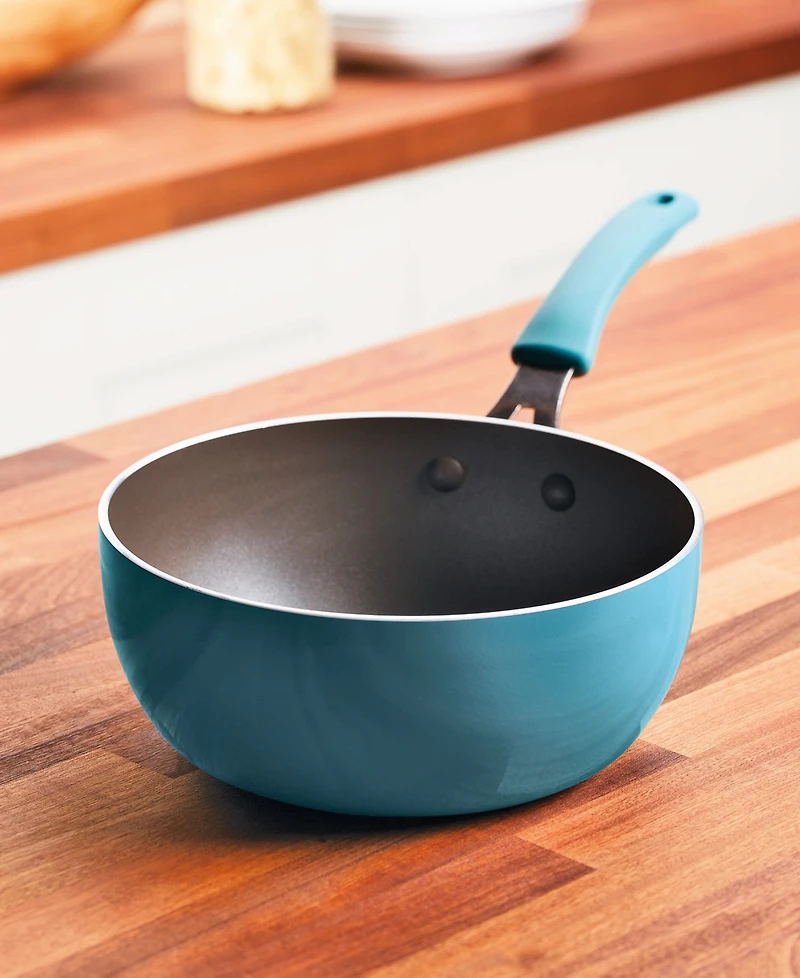 Rachael Ray Cook + Create Aluminum Nonstick Saucier Pan, 3 Quart
