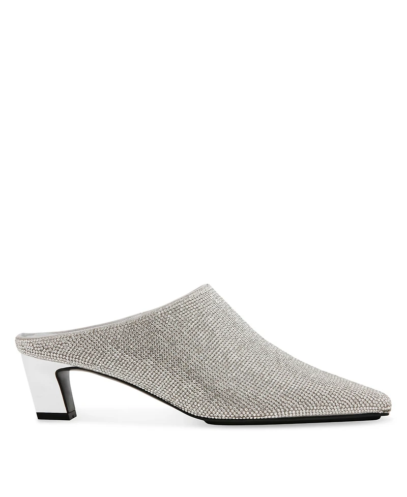 Anne Klein Women's Sabrine Kitten Heel Dress Mules