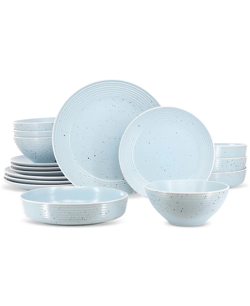 Elama Emilia 16 Pc. Dinnerware Set, Service for 4
