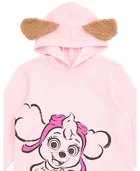 Paw Patrol Little Girls Fleece Cosplay Pullover Hoodie and Jogger Pants Outfit Set to (2T - 10-12
