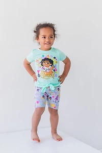Encanto Girls Mirabel T-Shirt and Shorts Outfit Set