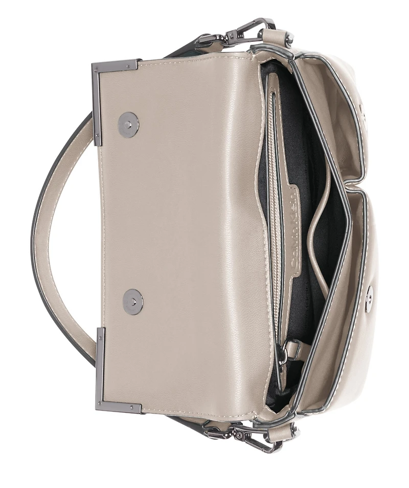 Calvin Klein Mica Flap Convertible Small Crossbody Bag