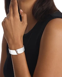 Calvin Klein Stainless Steel Pave Cuff Bracelet