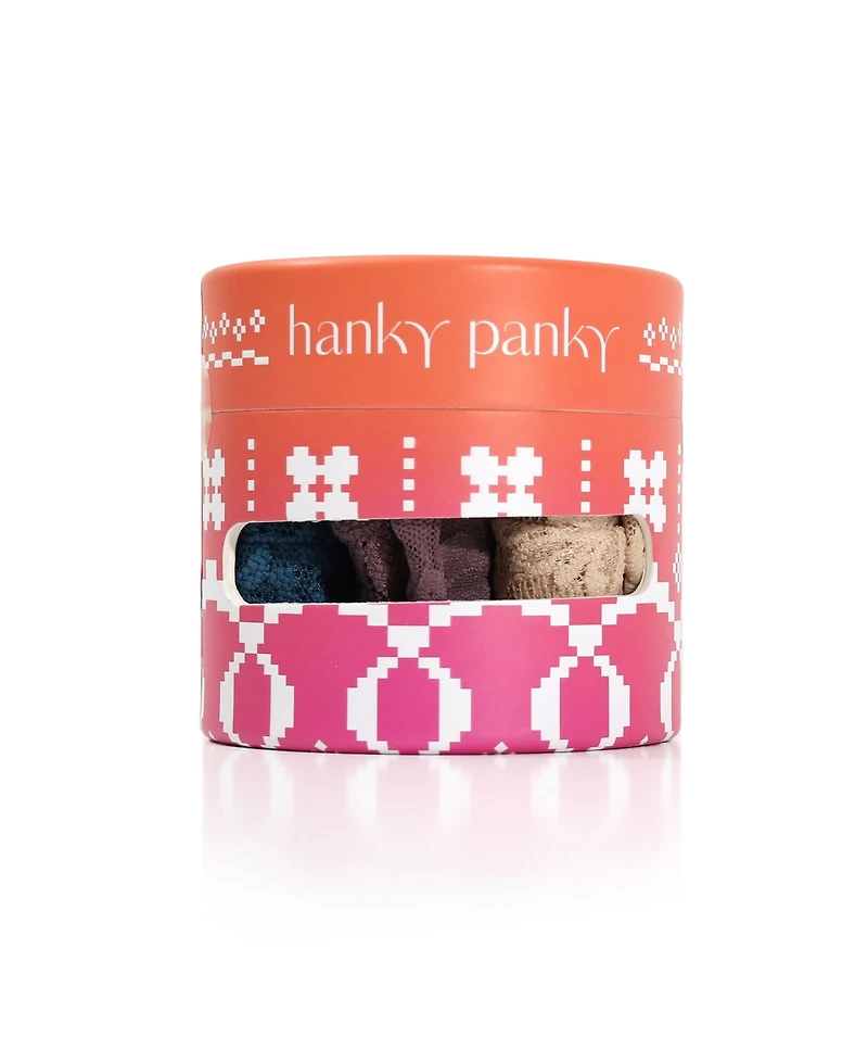 Hanky Panky Women's Holiday 3 Pack Low Rise Thong Underwear