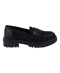 Gc Shoes Women's Galen Embellished Lug Sole Loafers
