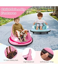 12V Kids Electric Ride On Bumper Car Battery Powered with Remote Control