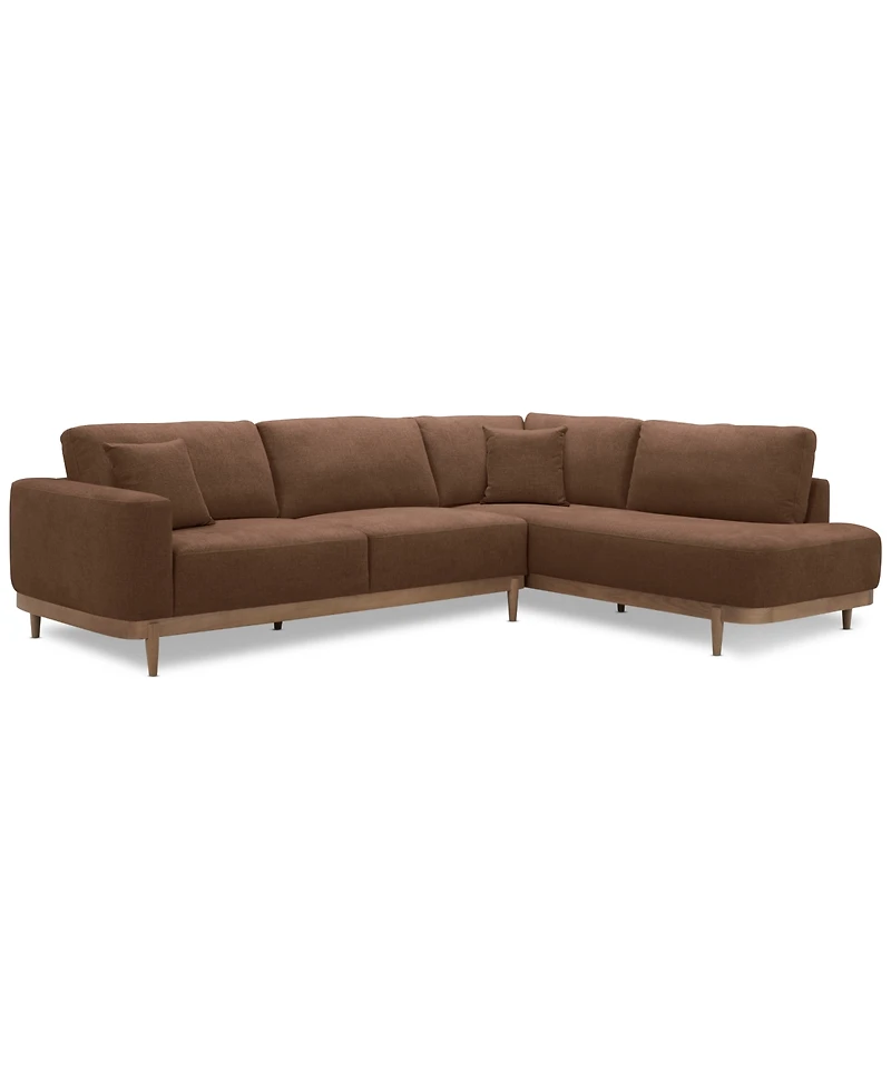 Jharli 2-Pc. Fabric Sectional Sofa, Created for Macy's