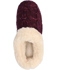 Journee Collection Women's Adiah Round Toe Knitted Clog Slippers